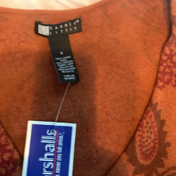 Carole Little button up Sweater NWT - Picture 2 of 4